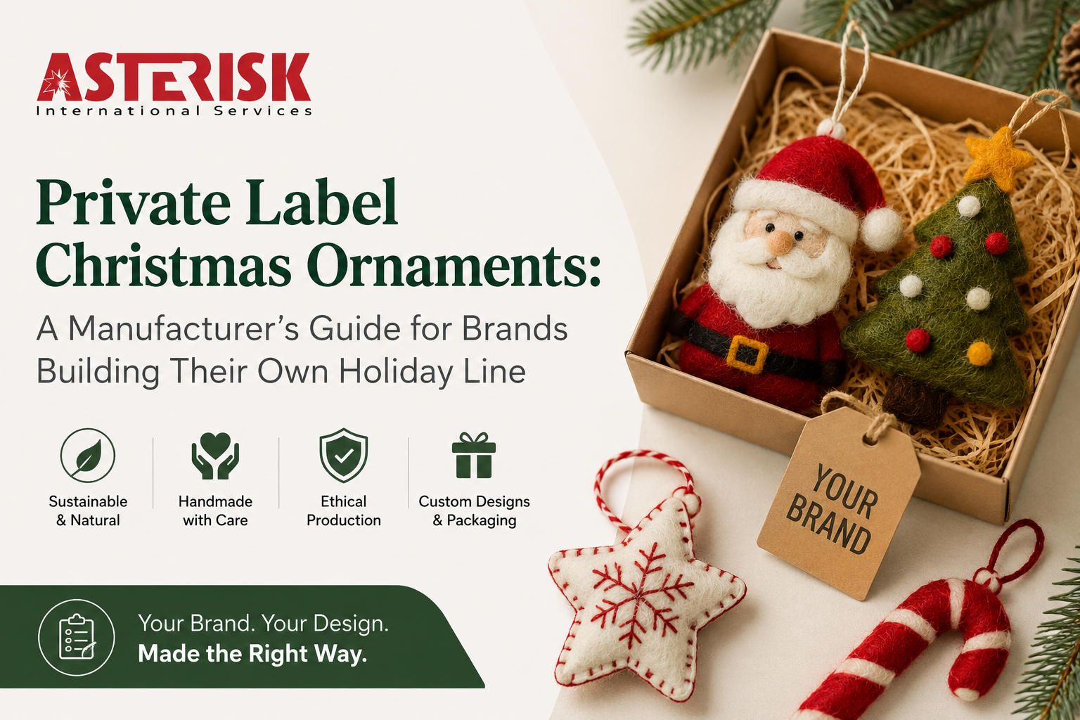 Private Label Christmas Ornaments: A Manufacturer's Guide for Brands Building Their Own Holiday Line